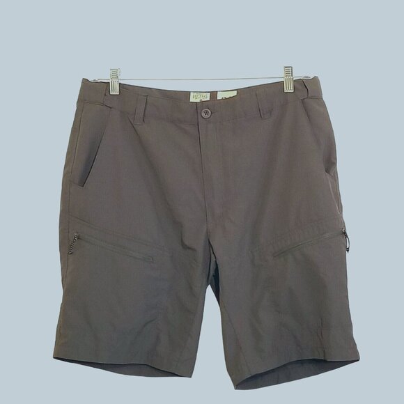 RedHead Other - Bass Pro Red Head Shorts 36x10 Mens Athletic Hiking Outdoors Gray Zip Pockets